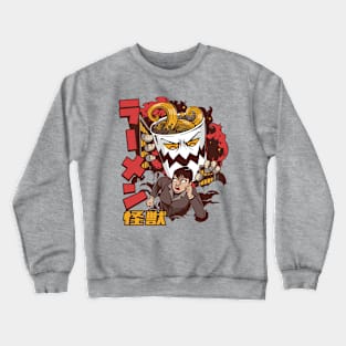 Ramen Attacks A Man Crewneck Sweatshirt